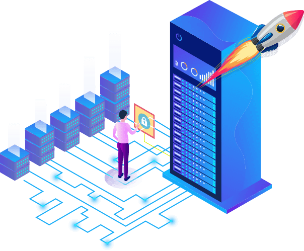 Illustration representing fast, reliable website checks